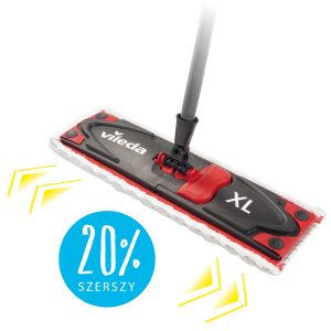 Mop obrotowy Vileda Ultramax Turbo XL - 20% skuteczniejsze zbieranie cząsteczek brudu