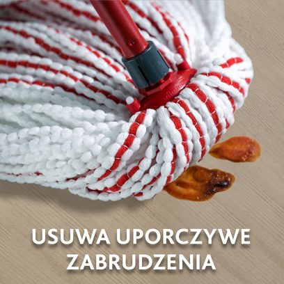 Mop sznurkowy Vileda Microfibre & Power - Usuwa uporczywe zabrudzenia