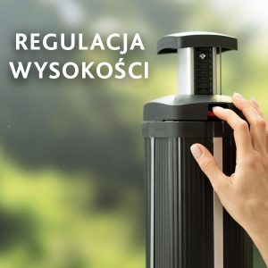 Suszarka ogrodowa Vileda Sun-Rise Premium 50 -  Regulacja wysokości 