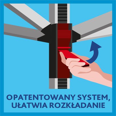 Suszarka ogrodowa Vileda Sun Lift Plus 60 -  System Perfect Lines 