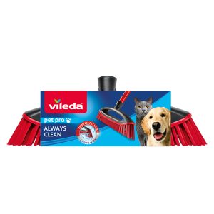 Szczotka do zamiatania sierści i włosów Vileda Always Clean Pet Pro bez drążka