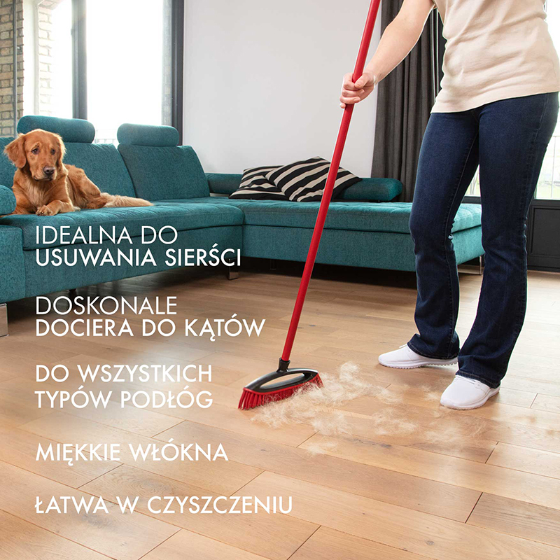 Szczotka do zamiatania sierści i włosów Vileda Always Clean Pet Pro