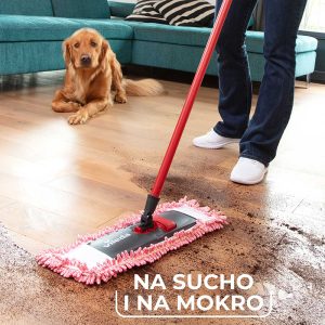 Mop do sierści i włosów Vileda Pet Pro -  Na sucho i na mokro 