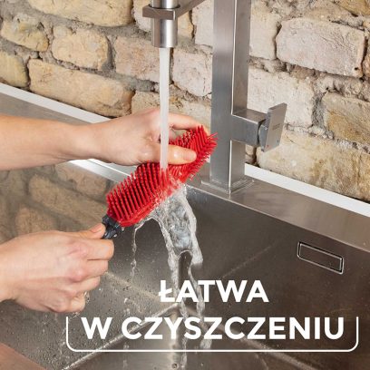 Szczotka elektrostatyczna do sierści i włosów Vileda Pet Pro -  Łatwa w czyszczeniu 